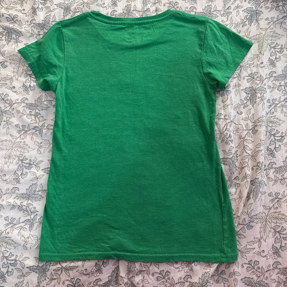 Green Women's Christmas Themed Shirt with Fun Quote - Picture 3 of 3